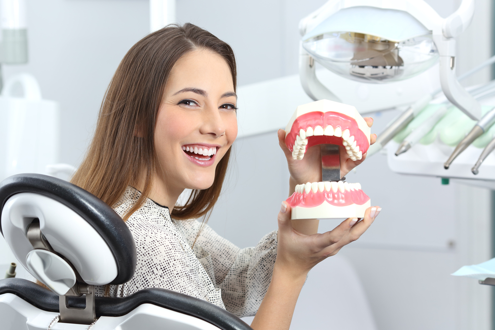 Portrait,Of,A,Dentist,Patient,Smiling,With,Perfect,Teeth,After