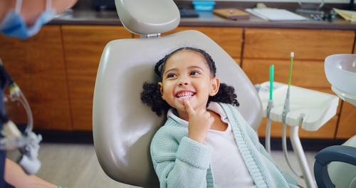 Smile,,Child,And,Consultation,With,Dentist,In,Office,For,Dental